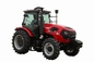積込み機およびバックホウの小型農場トラクターが付いている農業の四輪トラクター