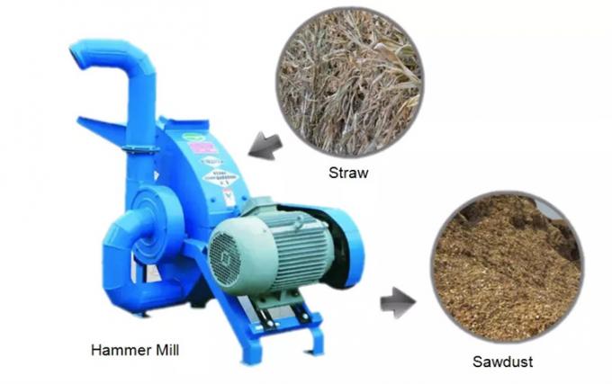 飼料の粉砕機の供給のハンマー・ミルの牛は穀物の製粉のための粉砕機機械穀物のハンマー・ミル機械に与える