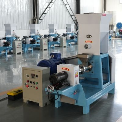 乾式浮遊魚飼料ペレット押出機 120-150kg/H
