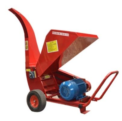 専門の10cm木製の快活な機械枝シュレッダー機械750-900KG/H