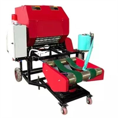DH 5652の円形のベール干し草のための包む機械6t/H 15hpディーゼル機関