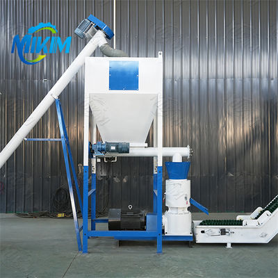 農場、養鶏場、家禽、牛、羊、馬の飼料ペレット製造ライン