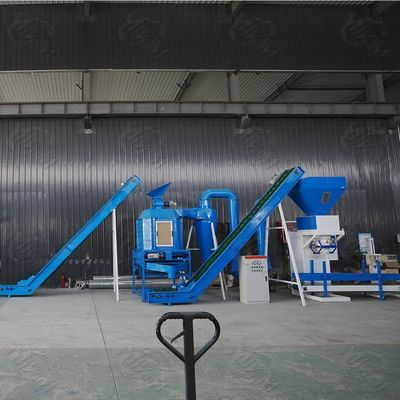 完全に自動で効率的なバイオマスストローペレット燃料生産ライン