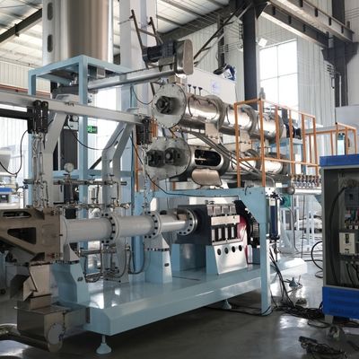 120kg/H 22KWの乾燥したペット フードの生産ライン犬は押出機3mmを扱う