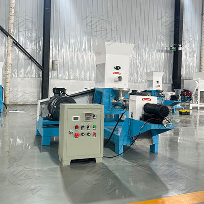 40-2000kg/h  Dry Type single screw floating fish feed pellet making machine, 0.5-12 mm Wet-type Twin screw floating fish feed pellet extruder machine price for sale