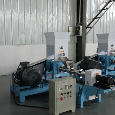 高効率小型ホームファーム乾湿ペットフード浮遊魚エビ動物飼料ペレット小型二軸押出機