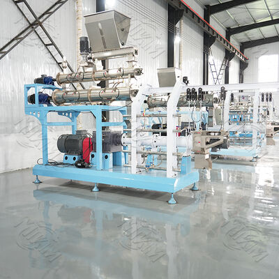 Dog Food Processing Machine PLC Controlled Stainless Steel Twin-Screw Extruder for Dry Pet Food Production Line